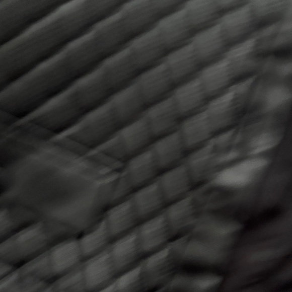 Zara Women's Black Quilted Leather Jacket - Picture 3 of 6